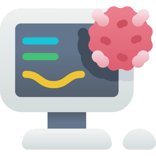 Covid test covid test healthcare and medical lab icon