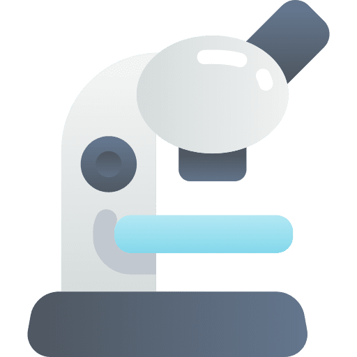 Microscope science medical microscope icon