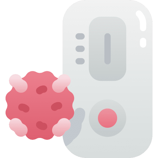 Rapid test covid 19 blood test healthcare and medical icon