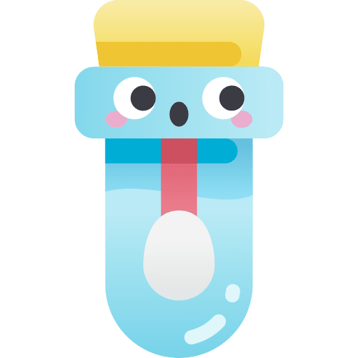 Swab bacteria test disease icon