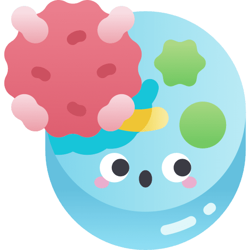 Petri dish coronavirus bacteria covid icon