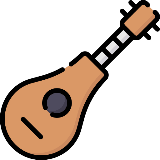 Mandolin string instrument music musical instrument icon