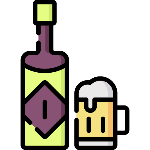 Beer bottle drink beer mug icon