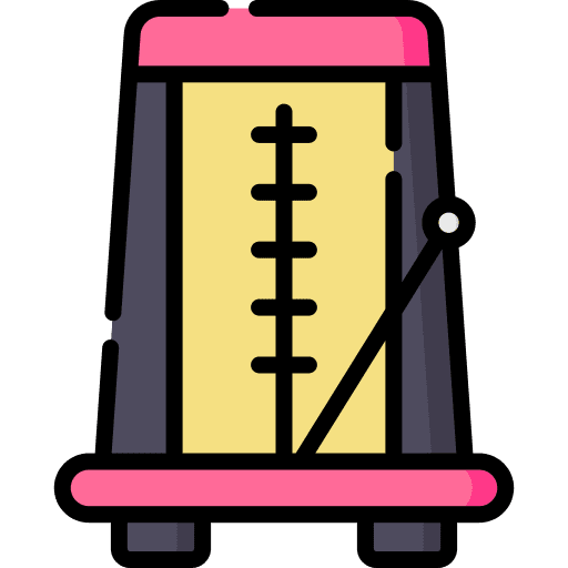 Metronome tempo metronome beat icon