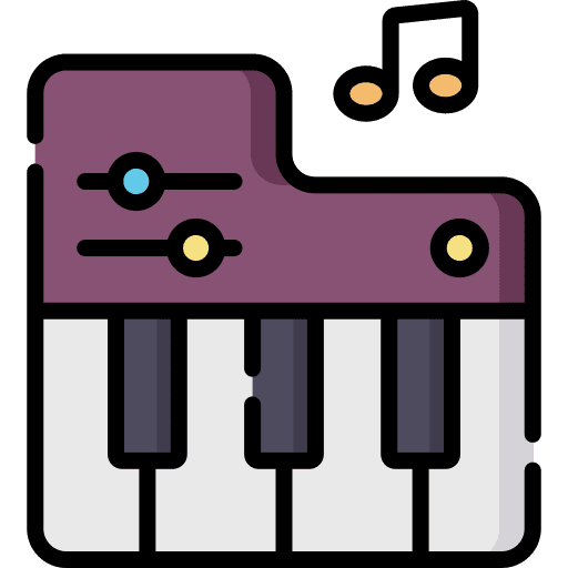 Piano piano music keyboard icon