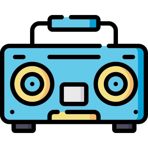 Radio radio cassette player player icon