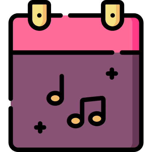 Calendar jazz calendar time and date icon
