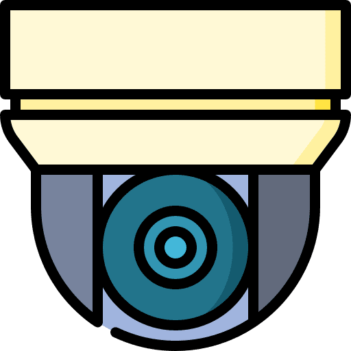 Cctv camera electronics vigilance security system icon