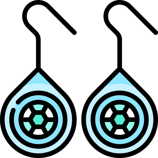 Earrings jewelry accessory glamour icon