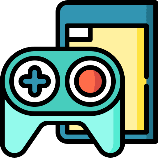 Video games game controller technology joystick icon