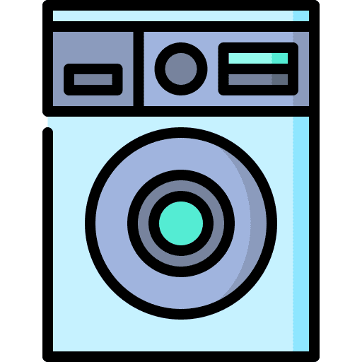 Washing machine electrical appliances laundry housekeeping icon