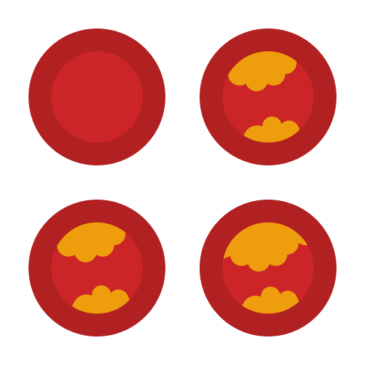 Cholesterol artery healthcare and medical clog icon