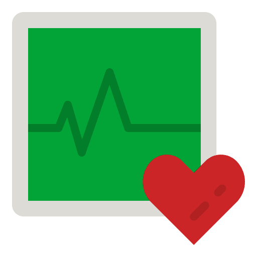 Ekg heart ekg monitor monitor icon