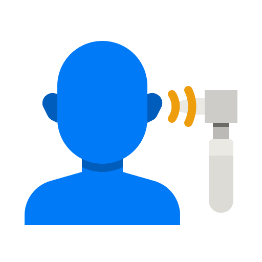 Otoscope ear otoscope healthcare and medical icon