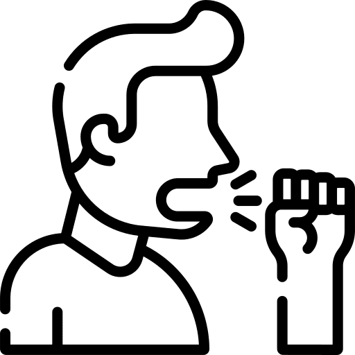 Cough health care afro healthcare and medical icon