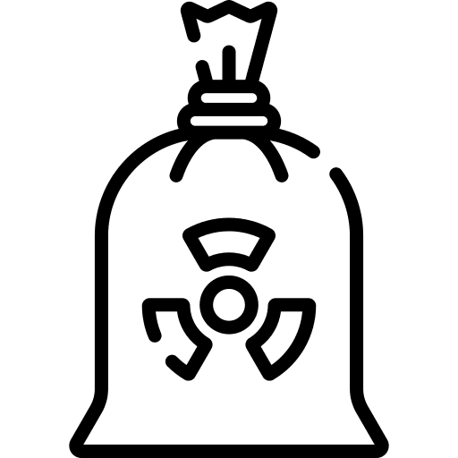 Toxic waste pollution poison toxic waste icon