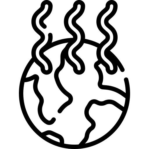 Global warming melt ecology and environment climate change icon