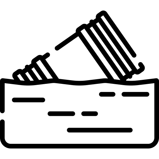 Water pollution toxic waste technology industry icon