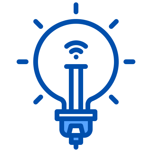 Bulb bulblight smart architecture and city icon