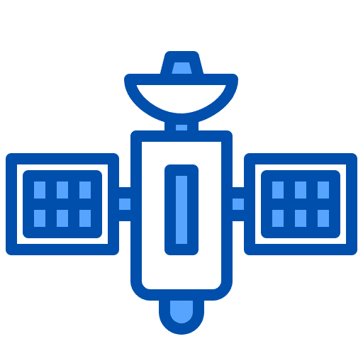 Satellite satellite communications technology icon