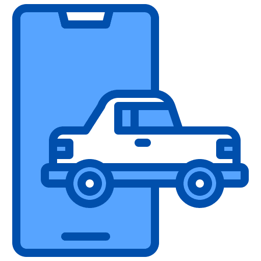 Smart car car smart car internet of things icon