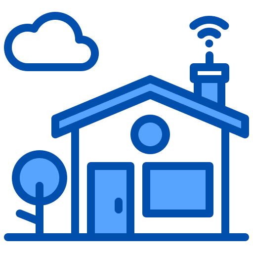 Smarthome smart home domotics internet icon
