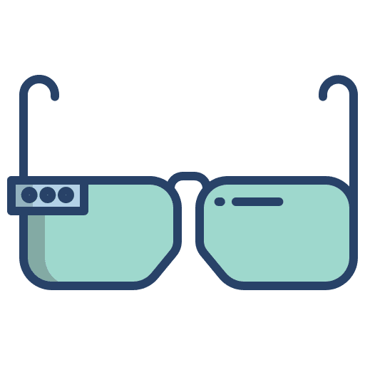 Glasses technology computing google glasses icon