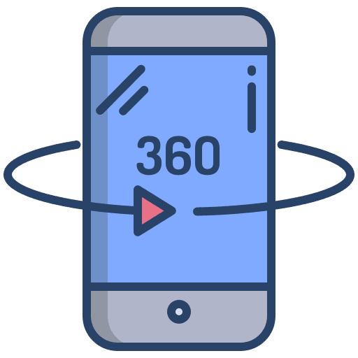 Phone virtual reality ui ar icon