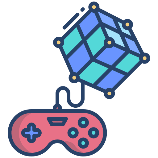 Game electronics vr virtual reality icon