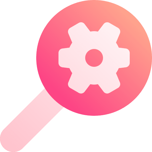 Search settings interface search icon