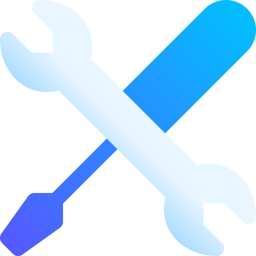 Setting configuration wrench setting icon