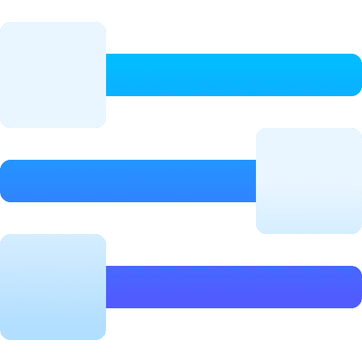 Control adjustment panel controls icon