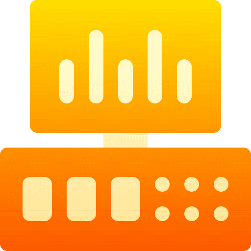 Control panel control levels adjust icon