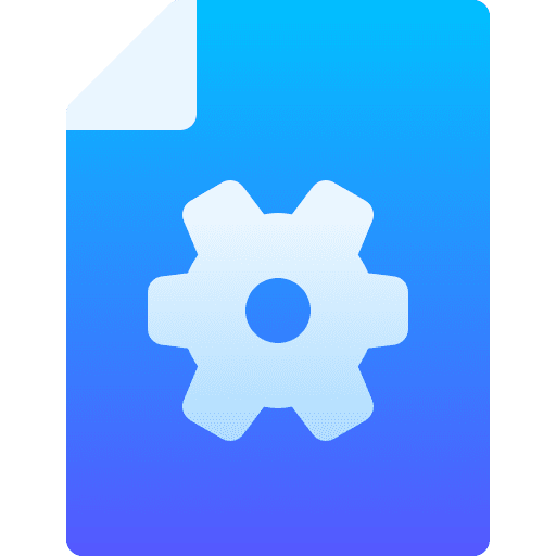 Settings gear implement settings icon