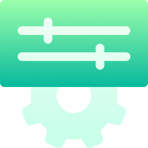 Settings setting control panel adjustment icon