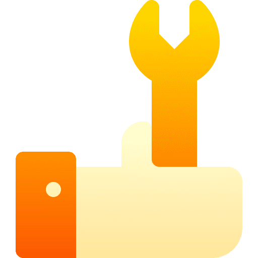 Setup setup support wrench icon