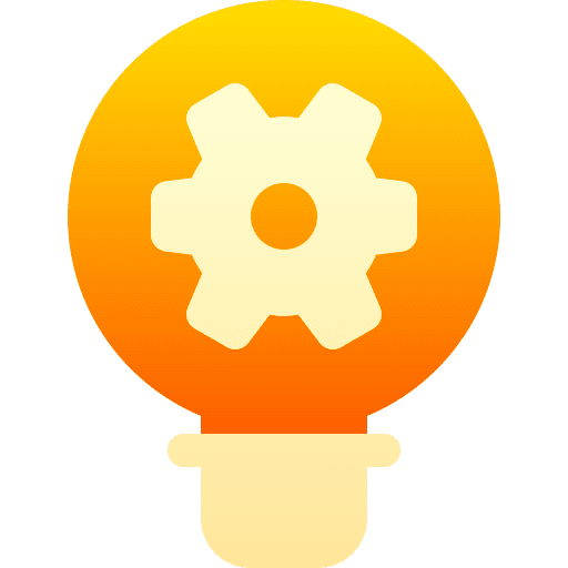 Setup tool metal gear cogwheel icon