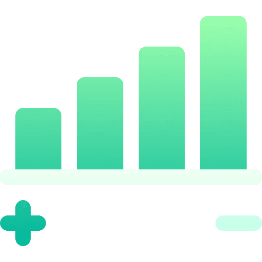 Volume levels sound bars setup icon