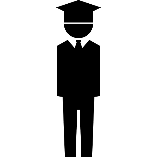 Porter with hat porter students pack people icon