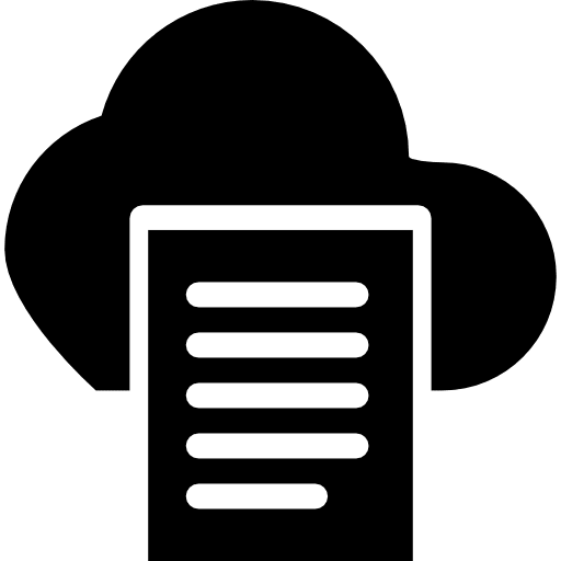 Online information doc education online icon