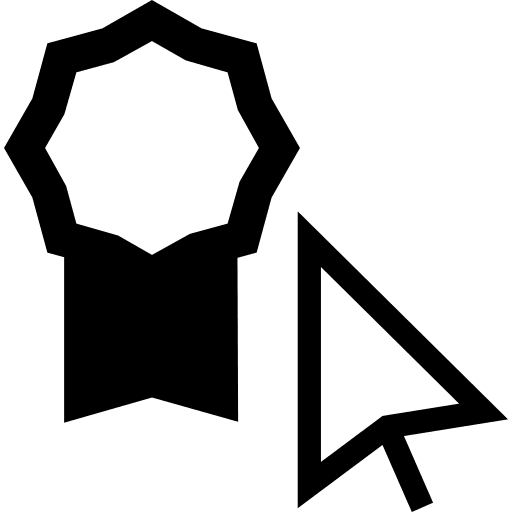 Student star ribbon shape star ribbon stars icon