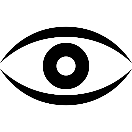 Eye visualize optical visualization icon