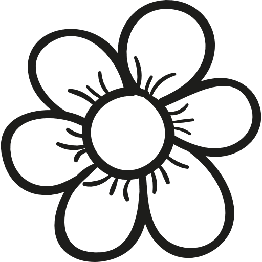 Garden daisy daisy flower bud nature icon