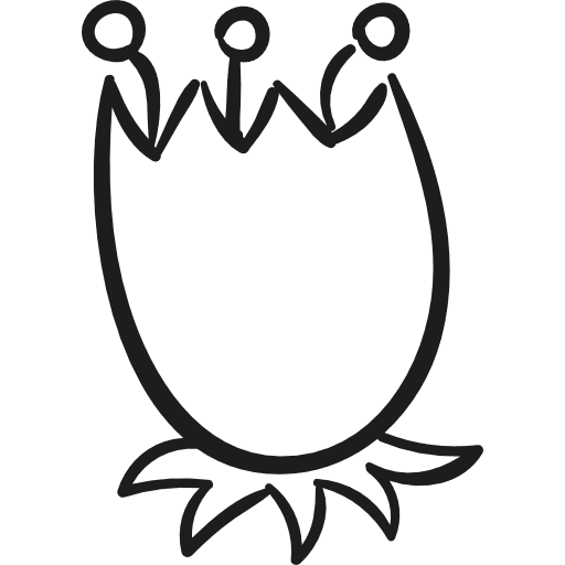 Flower bud nature flower bud flower icon