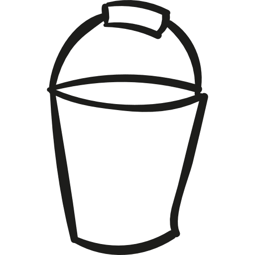 Gardening bucket gardening gardening tools bucket icon