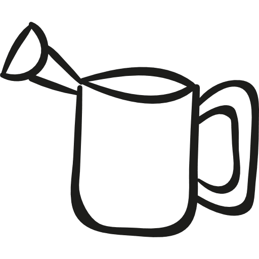 Sprinkling can gardening tools watering sprinkling can icon