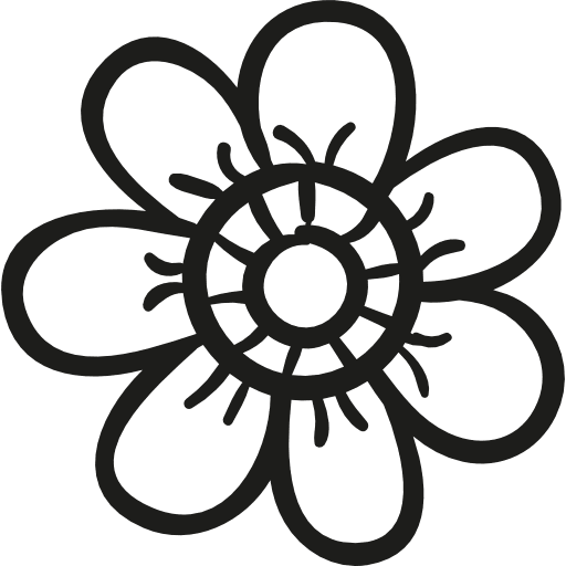 Daisy flower flower flower bud flower petals icon