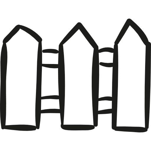 Garden fence fence buildings paling icon