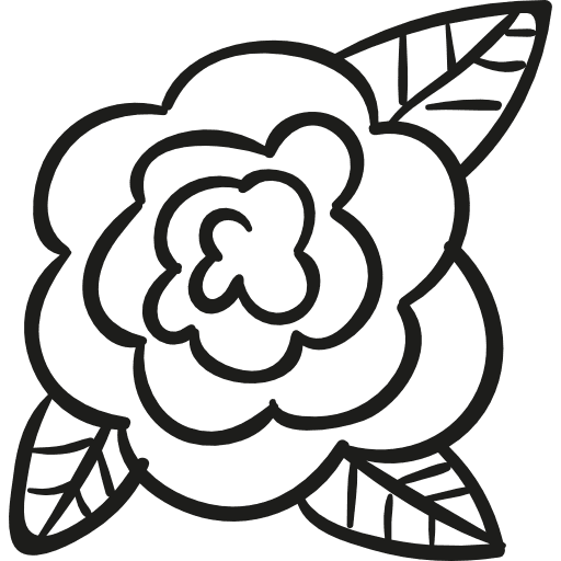 Garden rose flower garden nature icon