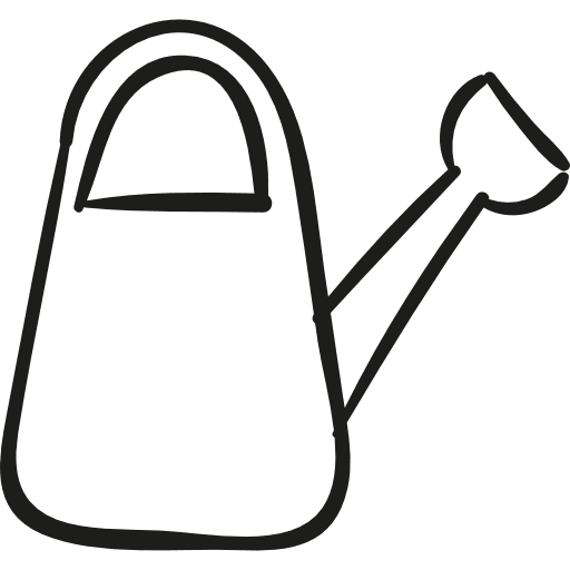 Garden watering can gardening watering gardening tools icon